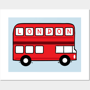 London Bus Posters and Art